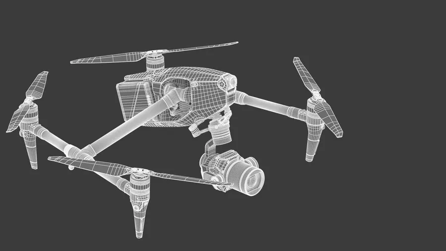 DJI Inspire 3 — rotated view 2