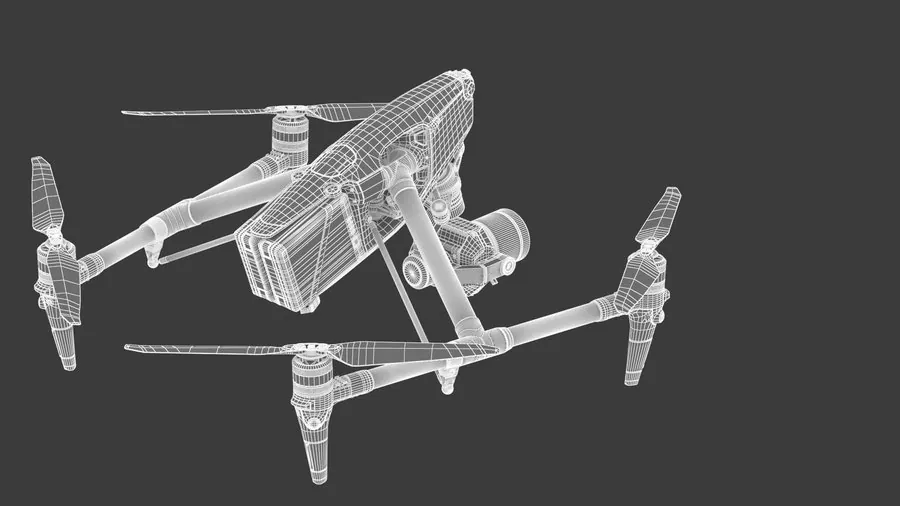 DJI Inspire 3 — rotated view 3