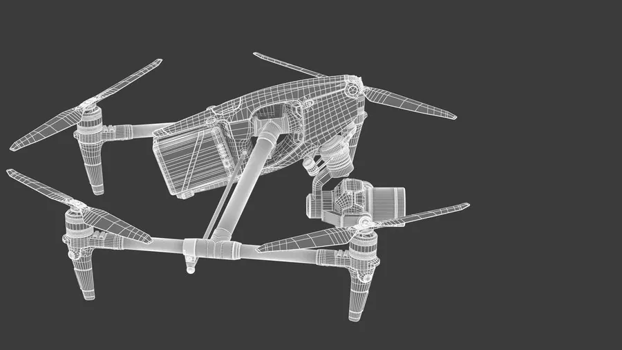 DJI Inspire 3 — rotated view 4