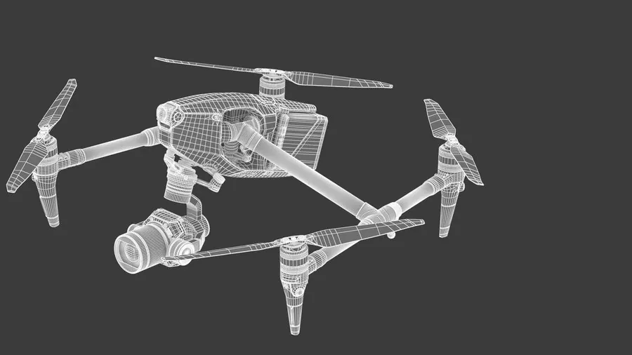 DJI Inspire 3 — rotated view 7